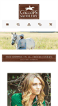 Mobile Screenshot of gallopssaddlery.com